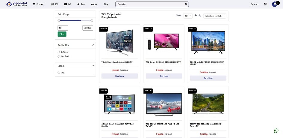 TCL LED TV Price List in Bangladesh 2025